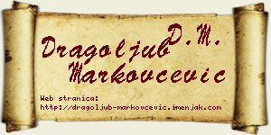 Dragoljub Markovčević vizit kartica